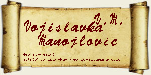 Vojislavka Manojlović vizit kartica